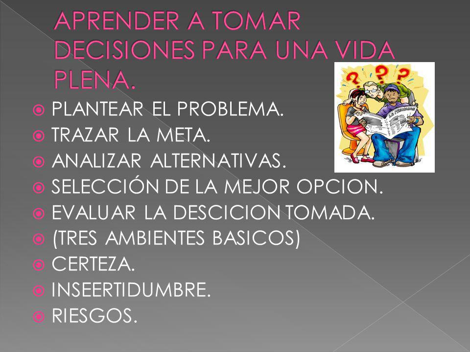 Aprender a tomar decisiones en la adolescencia Aprender a tomar decisiones en la adolescencia